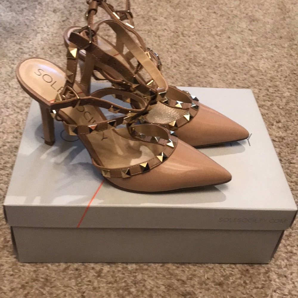 Studded heels